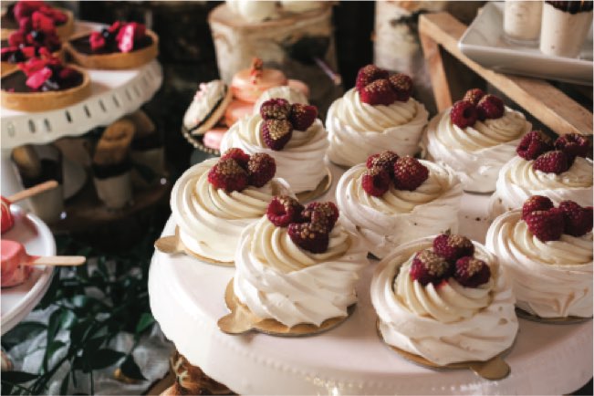 słodki stół na wesele