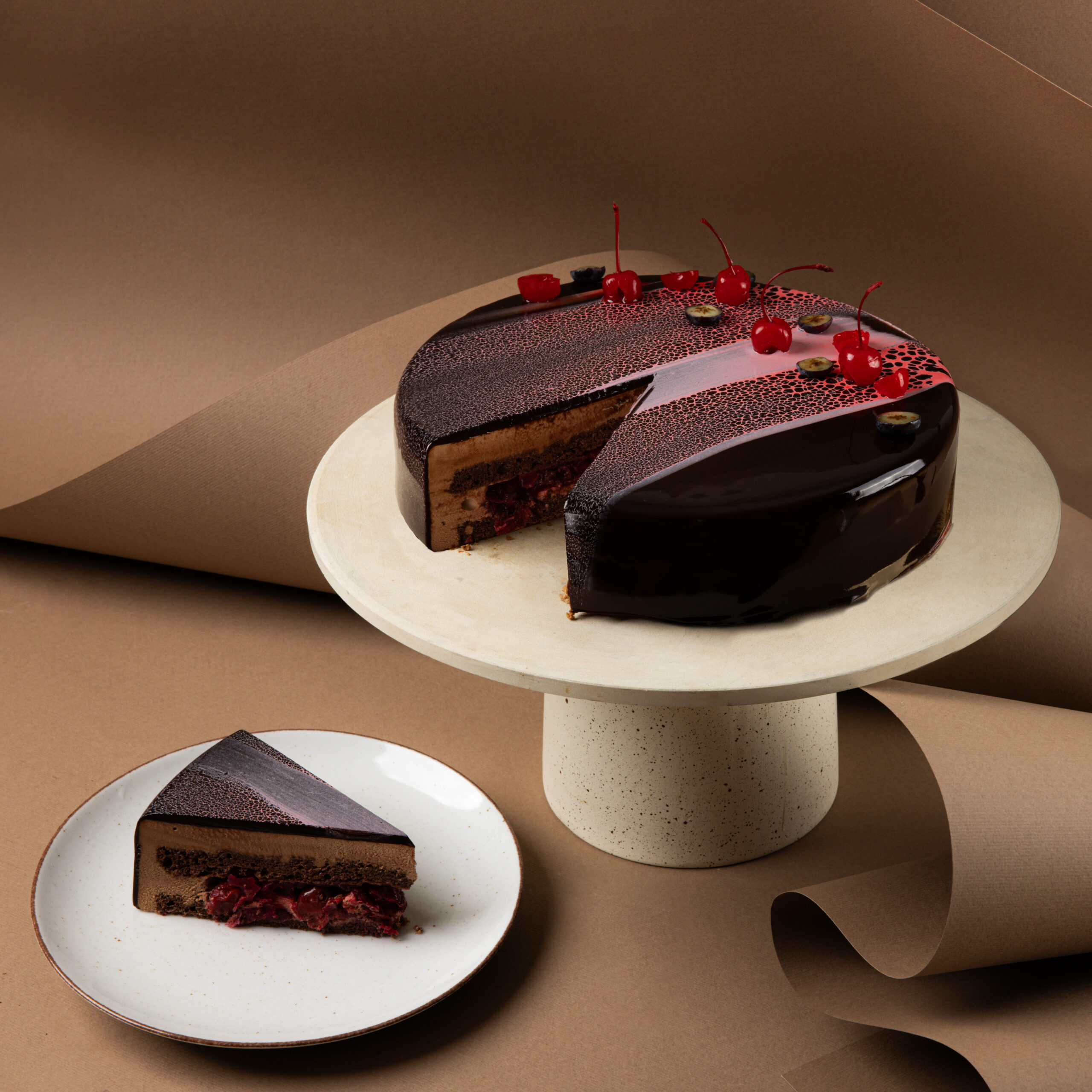 Tort cherry – czekolada & wiśnia - obrazek 3